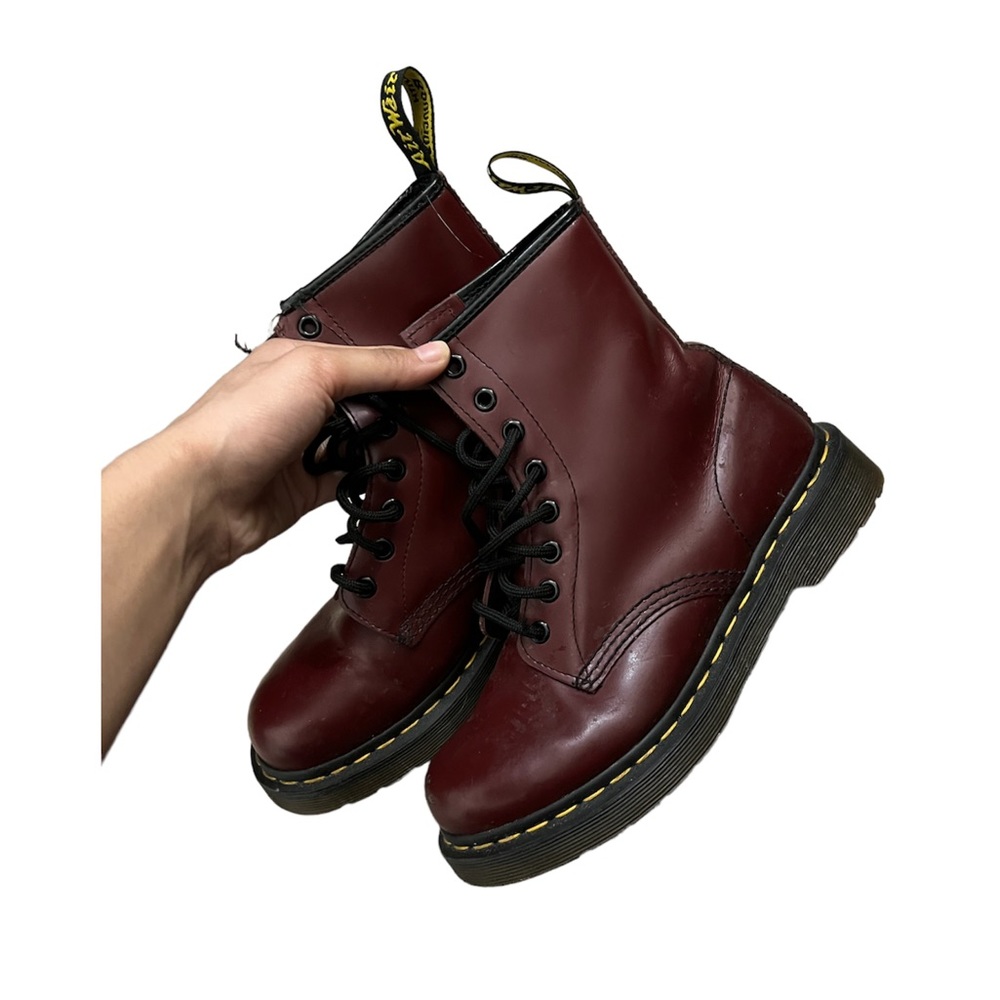 Burgundy Doc Martens